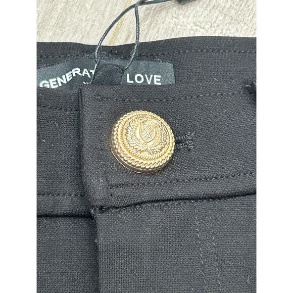 NWT Generation Love Black Dylan Ponte Skinny Ankle Pants Zipper Detail Size 00 - Picture 7 of 14